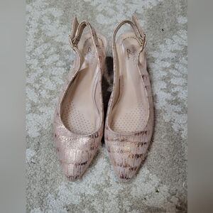 Cole Haan Women's Rose Gold Slingback Flats